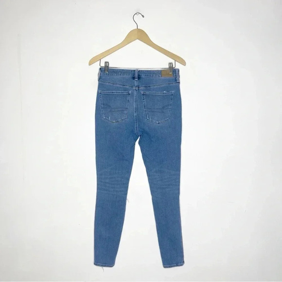 American Eagle High Rise Jegging Jeans Size 4 Short The Dream Jean - Picture 3 of 8